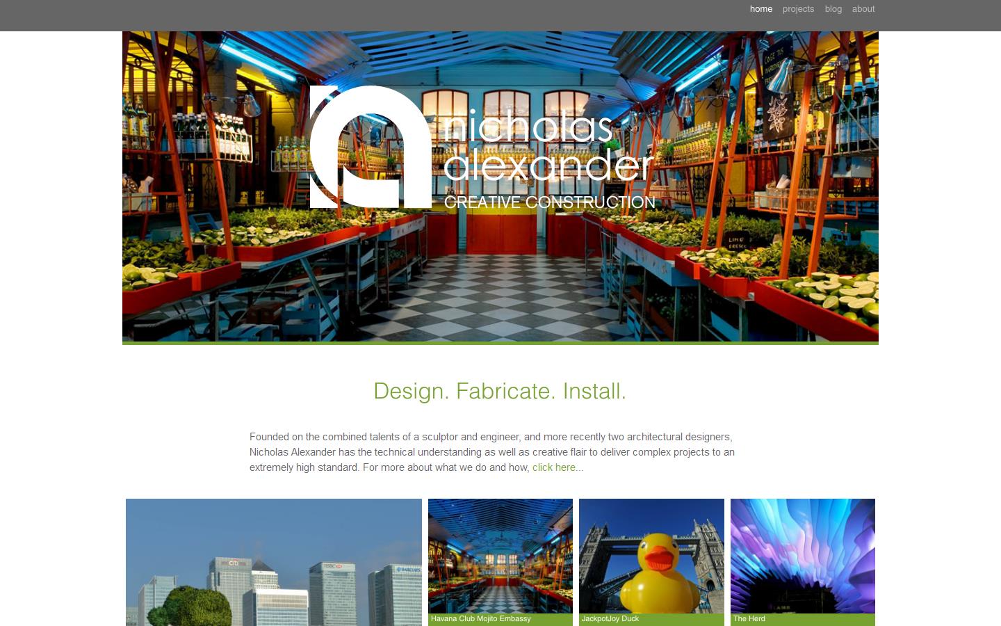 Nicholas Alexander Ltd Website