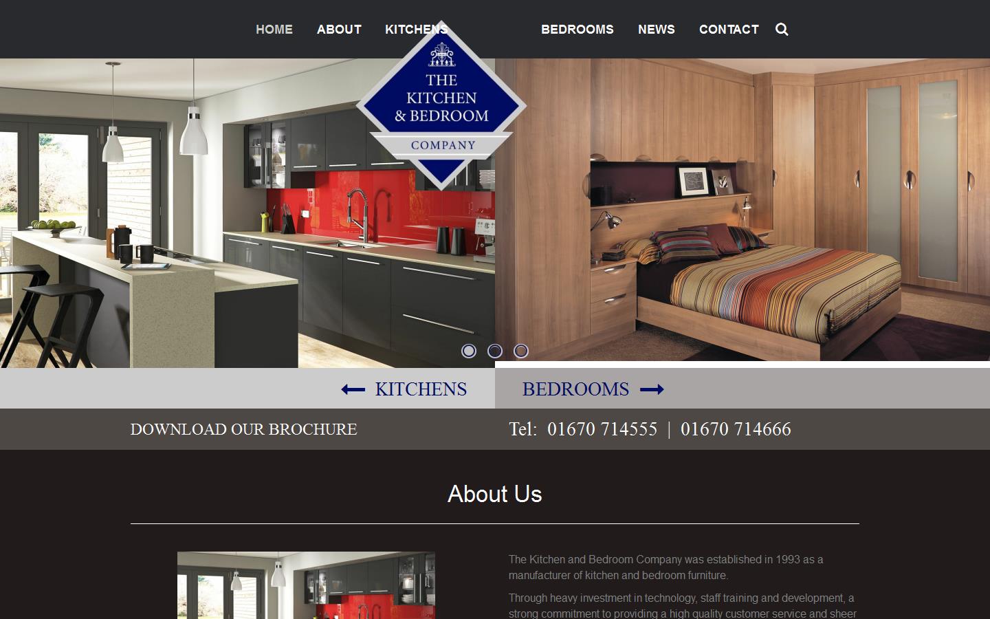 The Kitchen & Bedroom Company Website