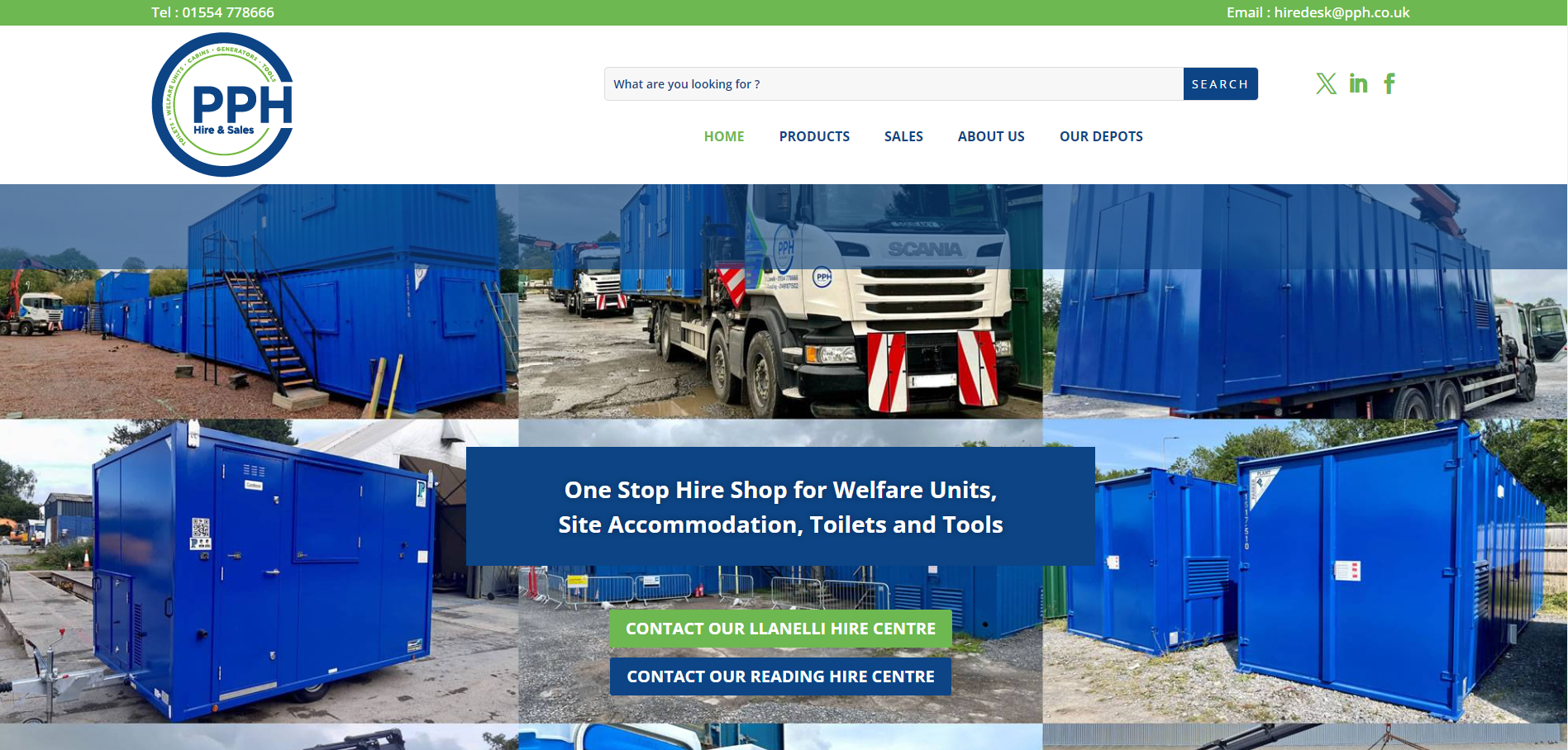 PPH Hire & Sales Website