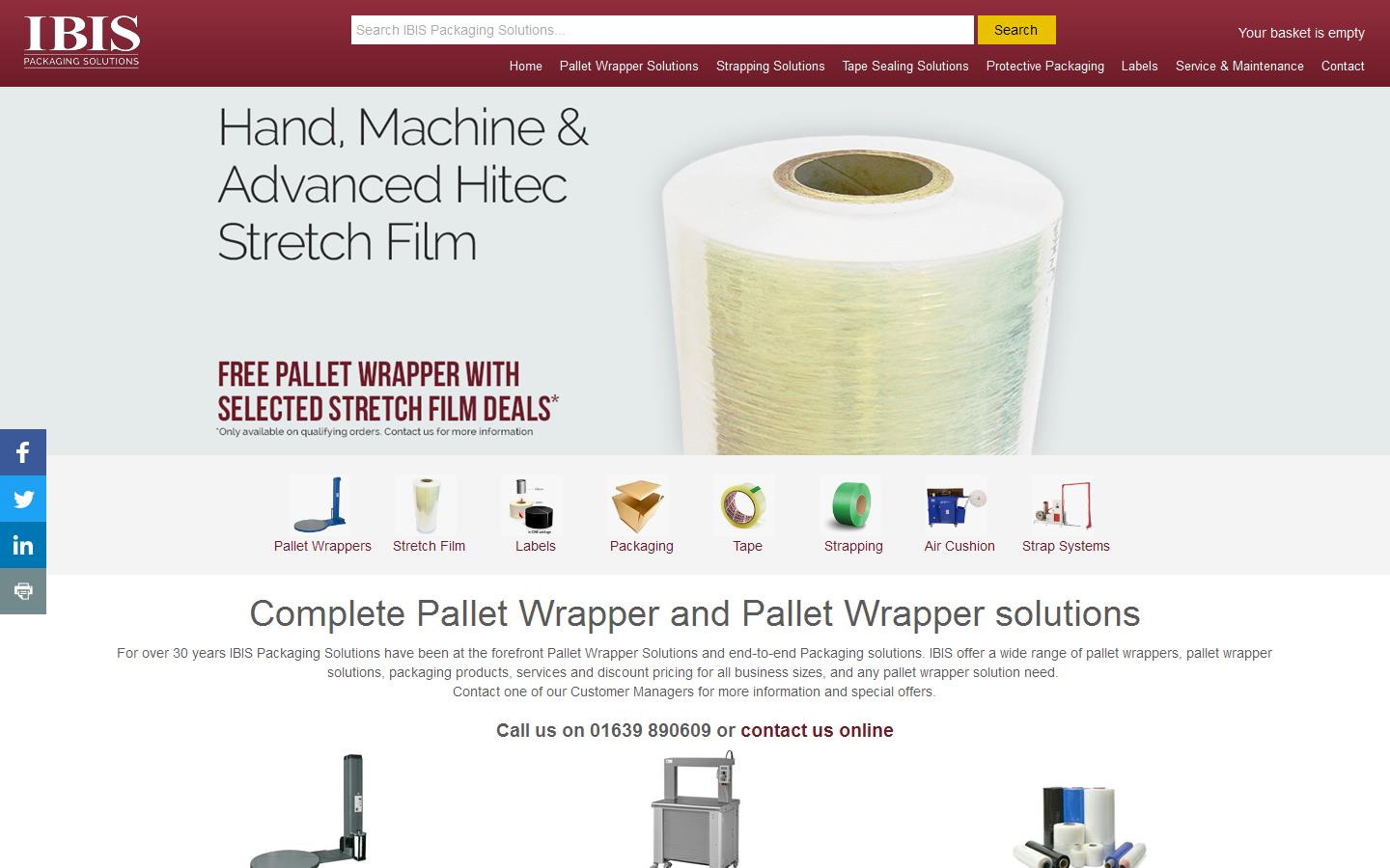 Ibis Packaging Solutions Ltd Website