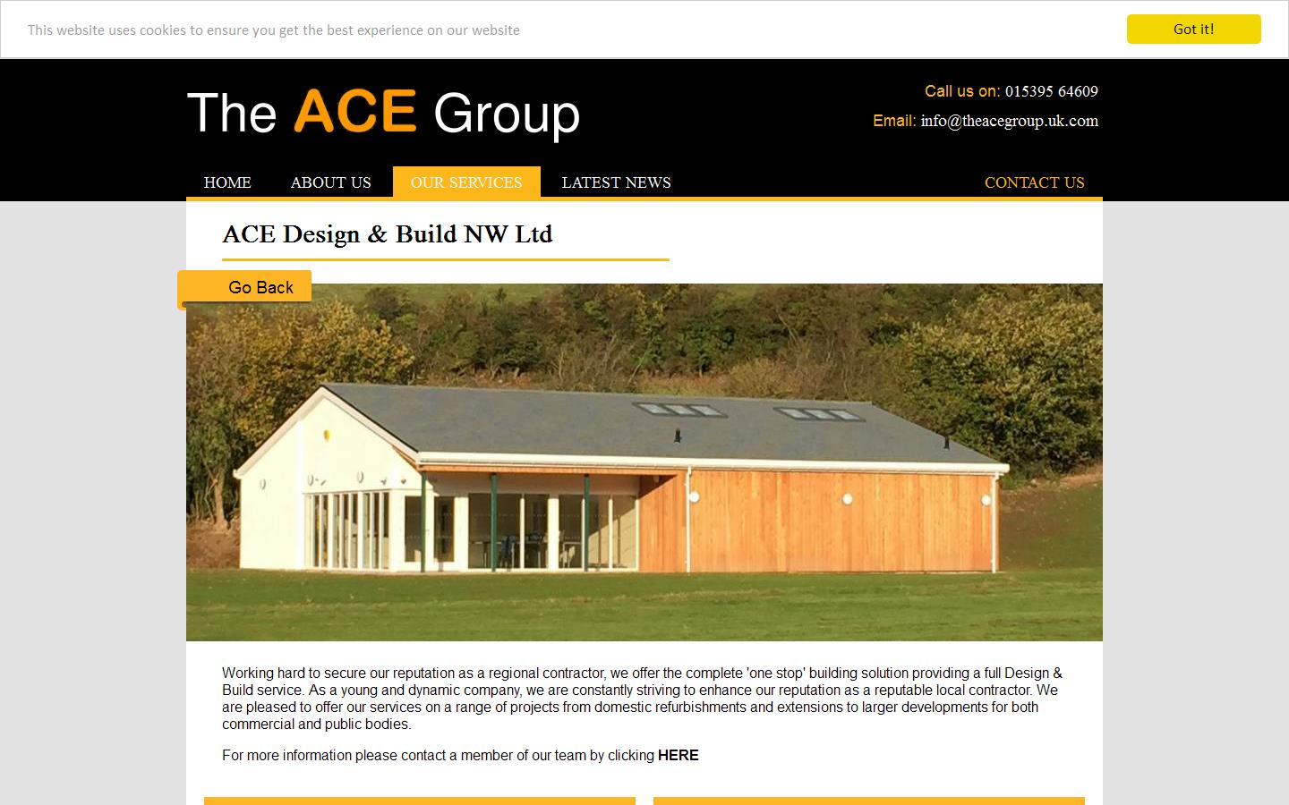 Ace Design & Build Ltd Website