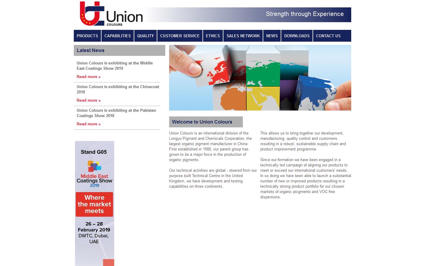 Union Colours Website