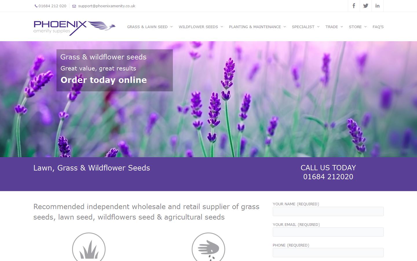 Phoenix Amenity Supplies Ltd Website