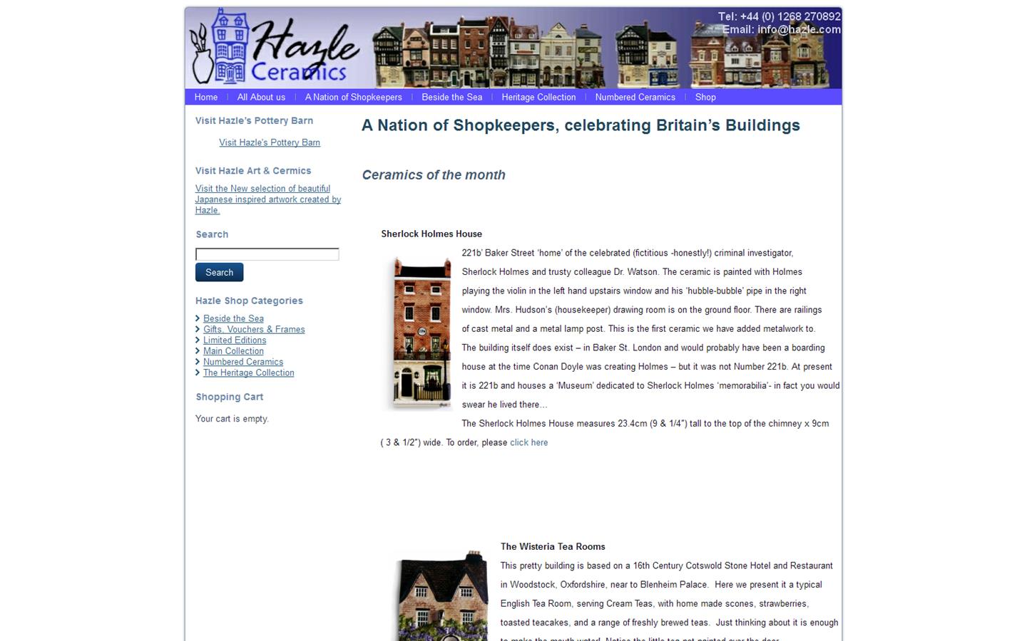 Hazle''s Pottery Barn Website