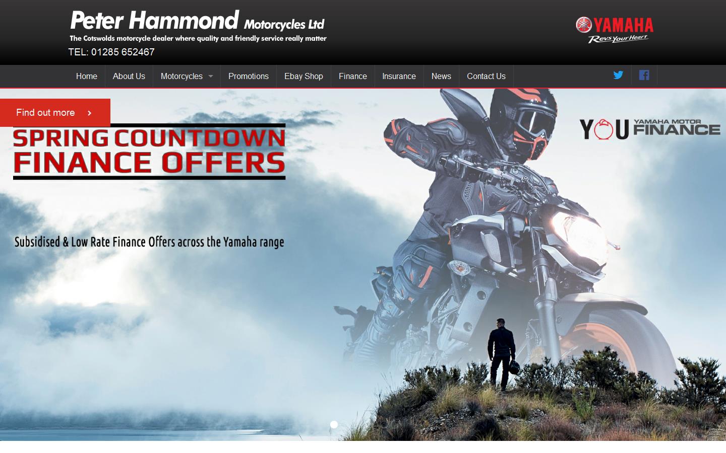 Peter Hammond Motorcycles Ltd Website