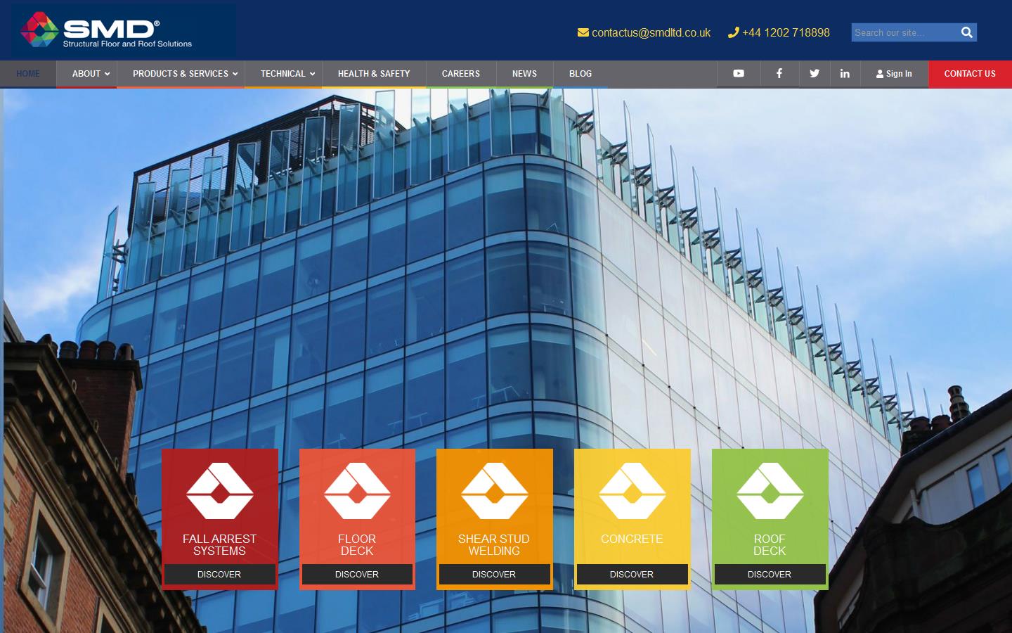 Structural Metal Decks Ltd Website