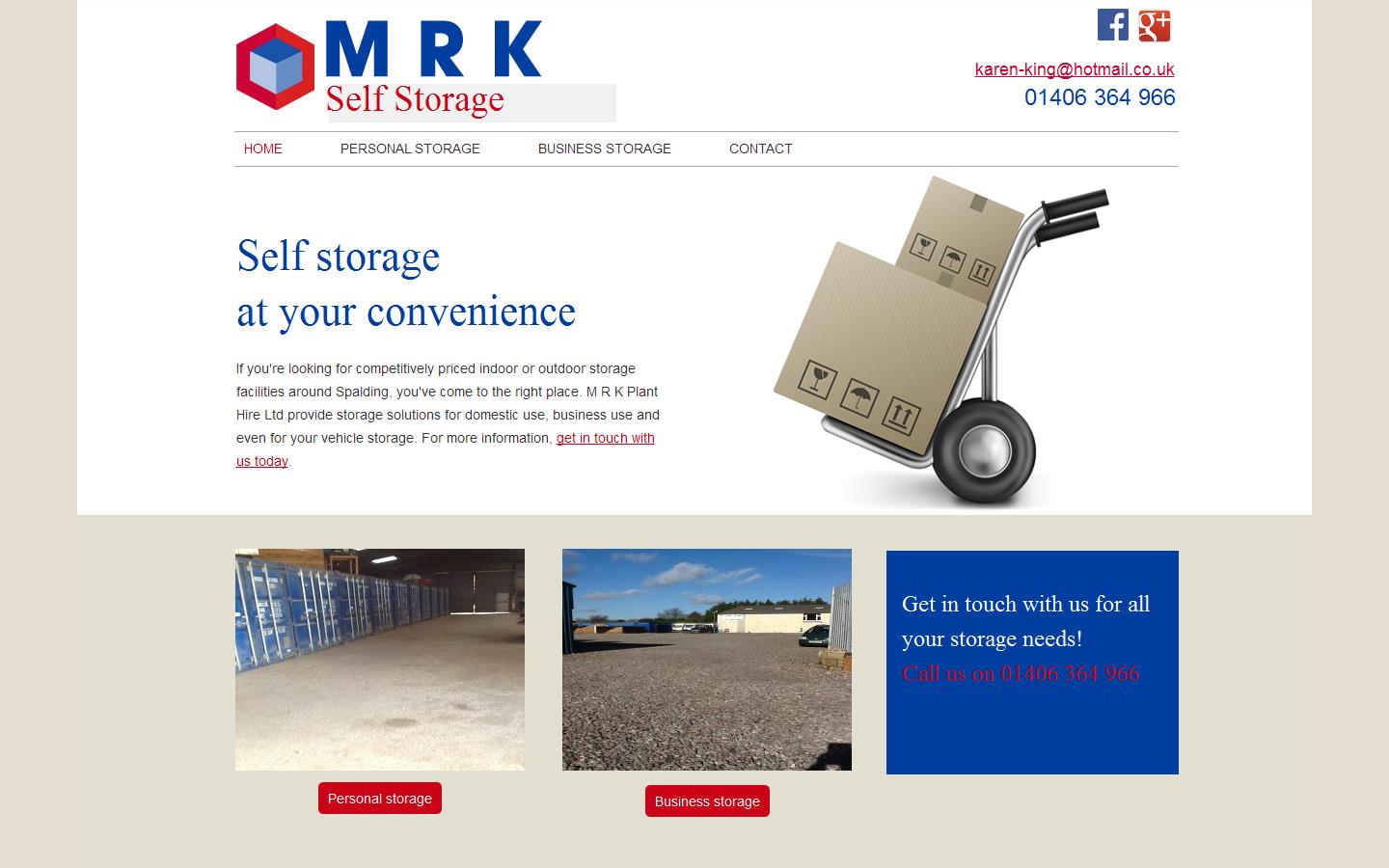 M R K Plant Hire Ltd Website
