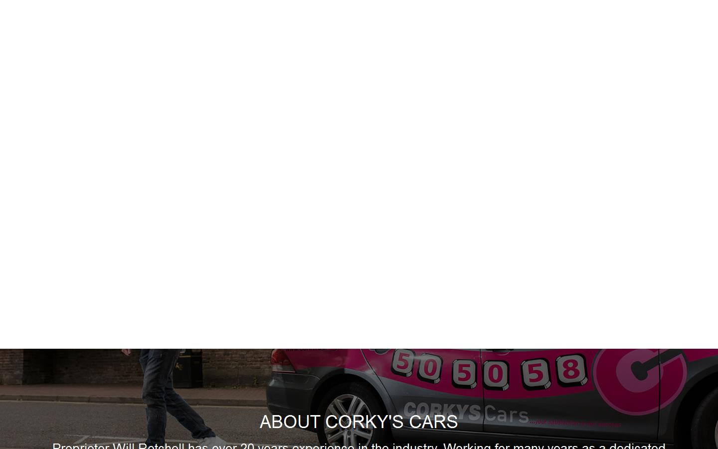 Corkys Cars Website