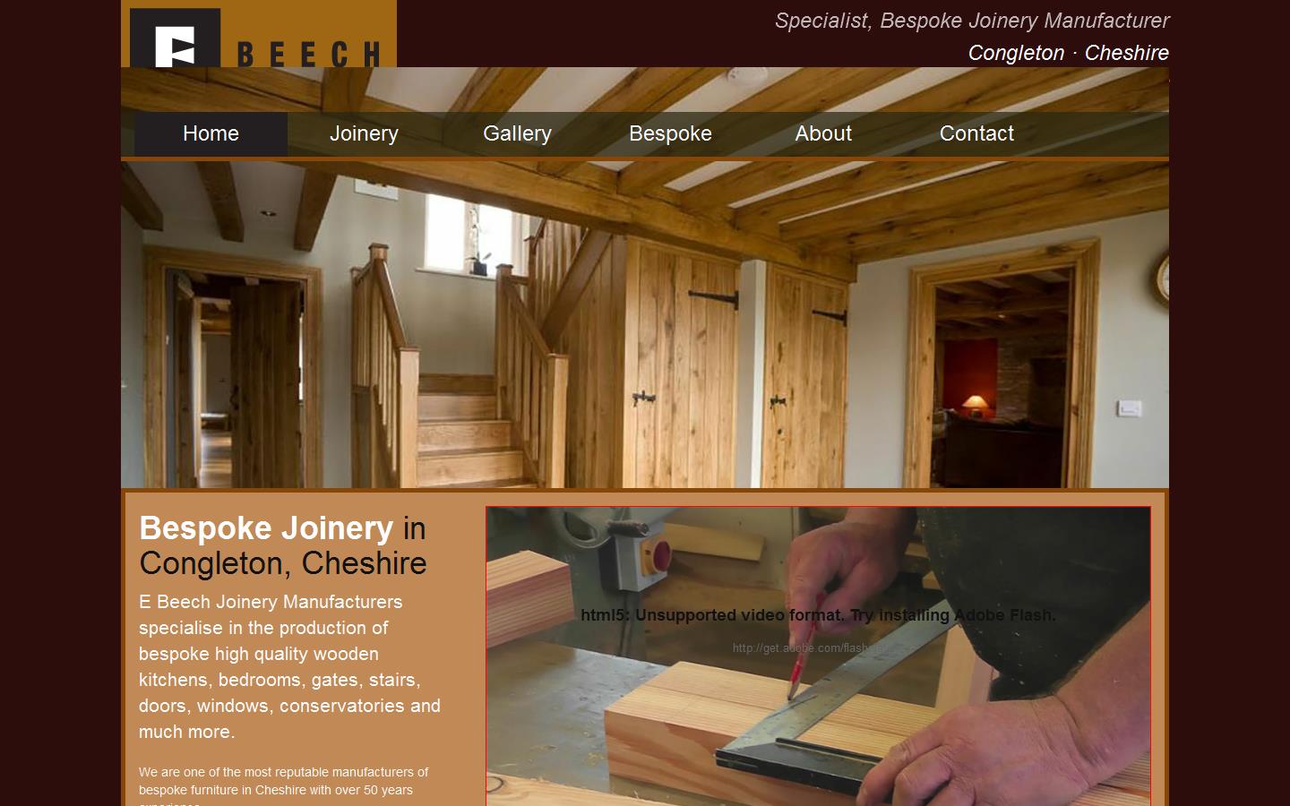 E Beech Joinery Website