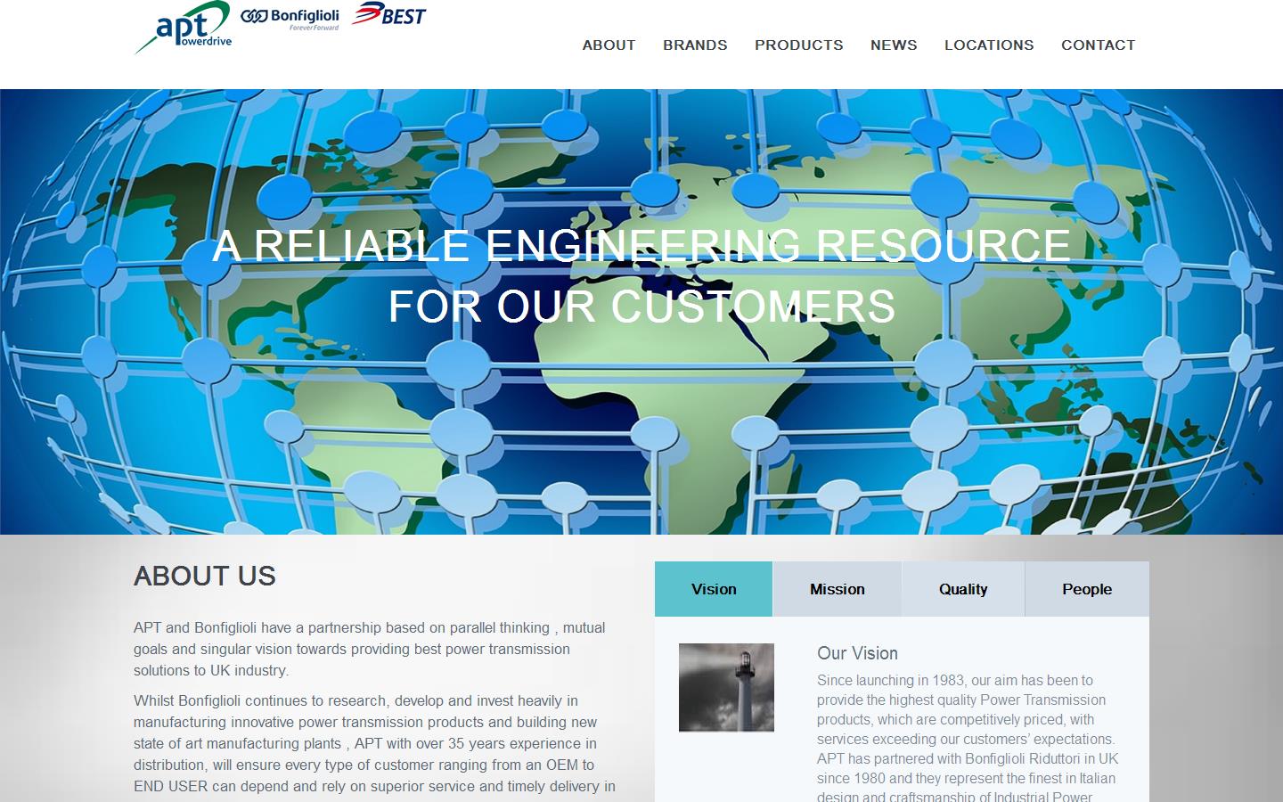 A P T Powerdrive Website