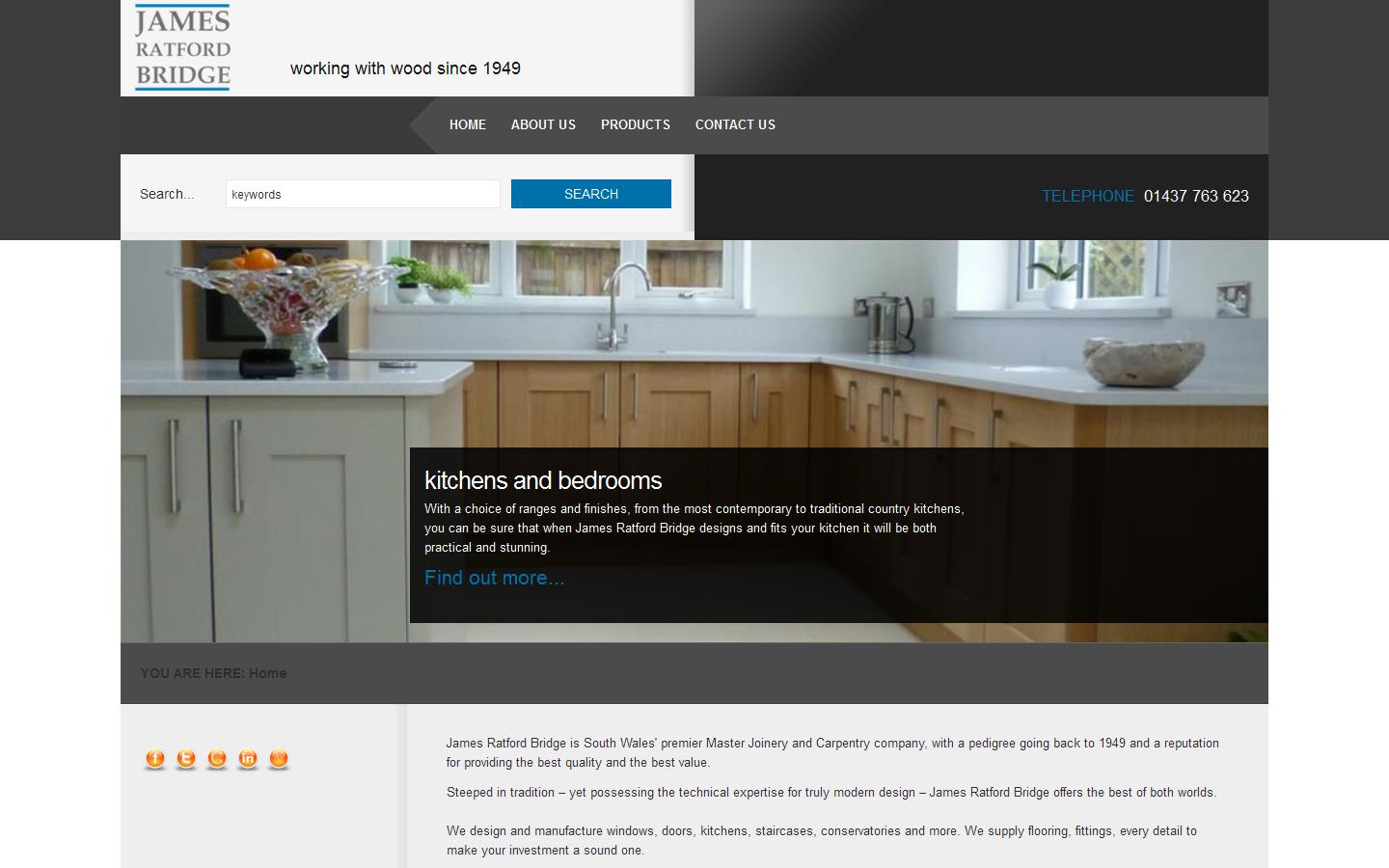 James Ratford Bridge Website