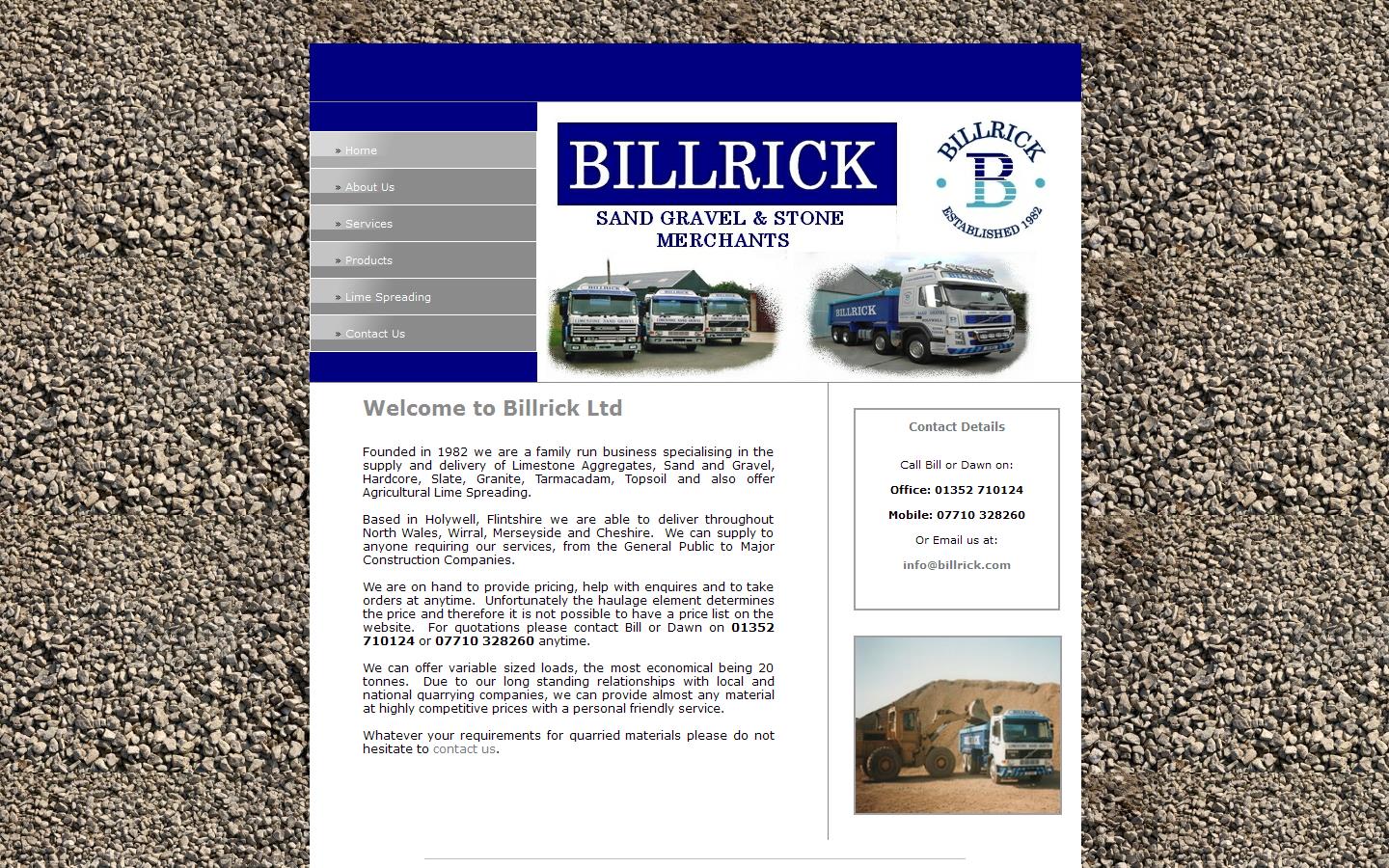 Billrick Ltd Website