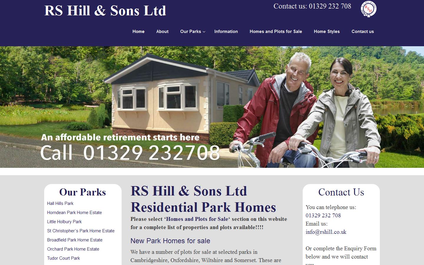 R S Hill & Sons Website
