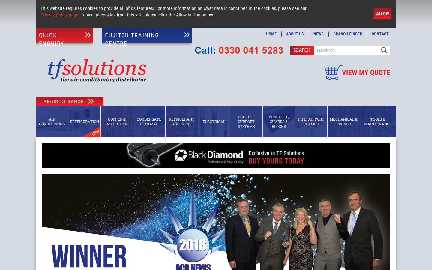 T F Solutions Website