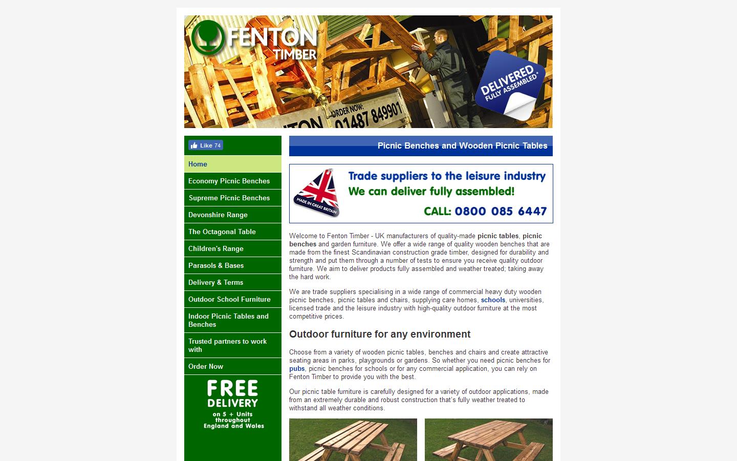 Fenton Timber Website