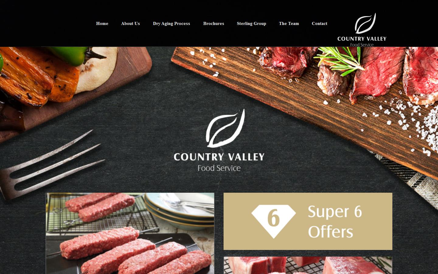 Country Valley Foods Website