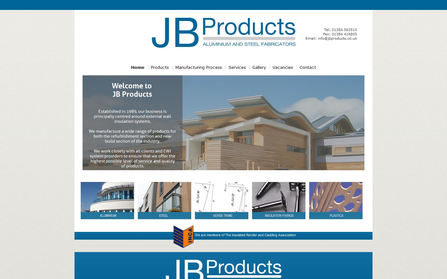 JB Products Website