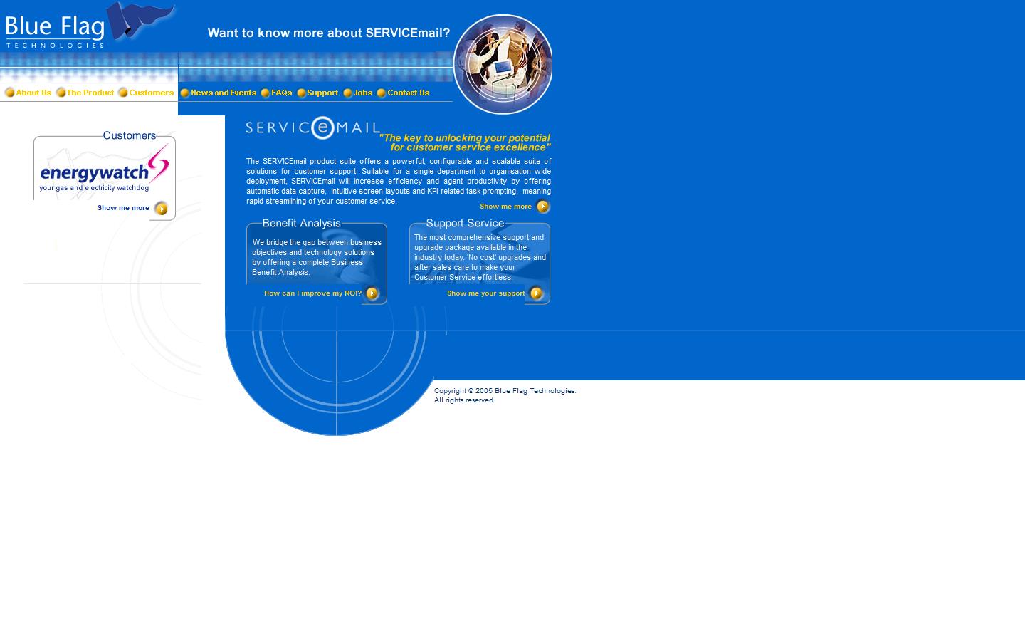 Blue Flag Technologies Website