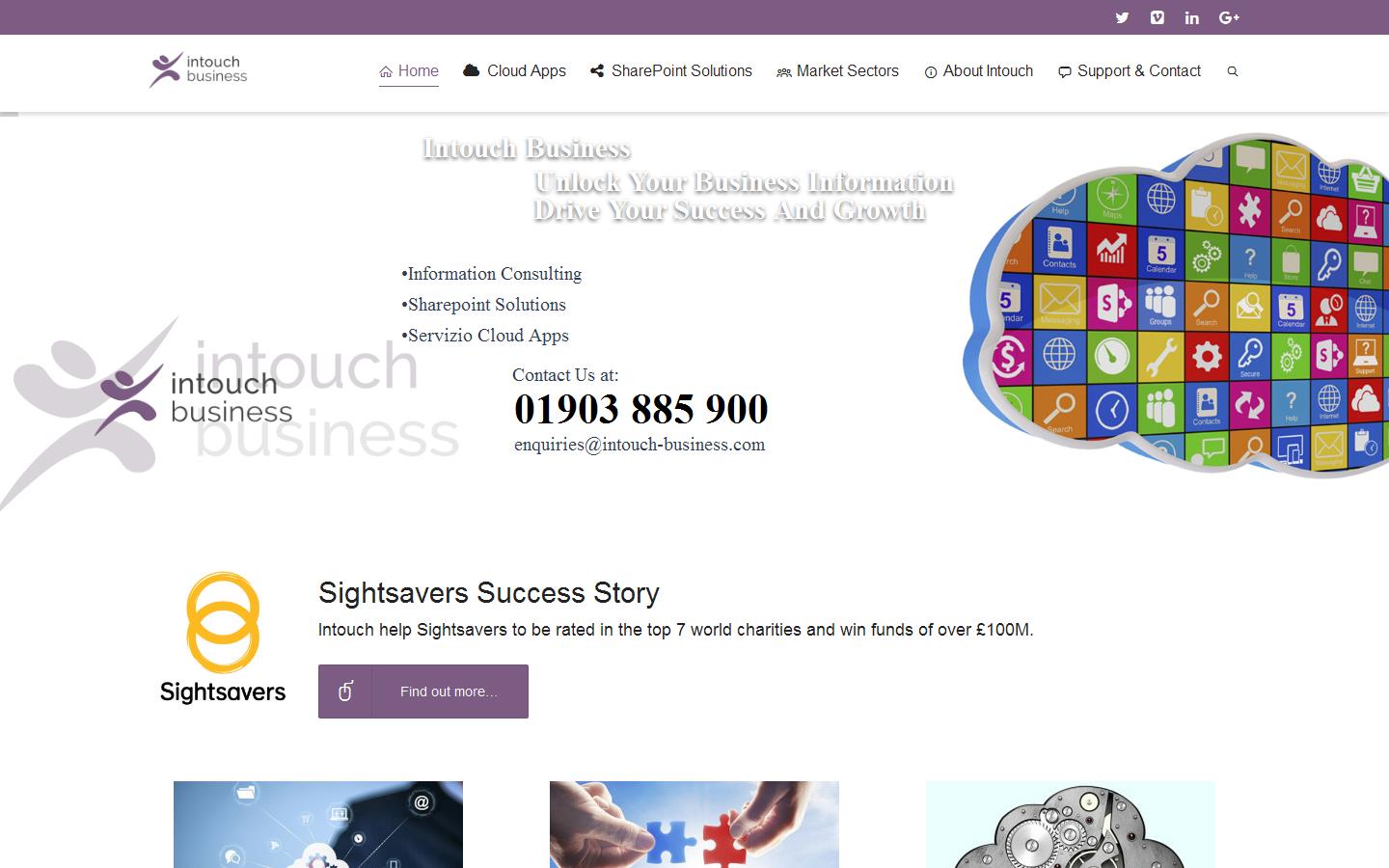 Intouch Business Website
