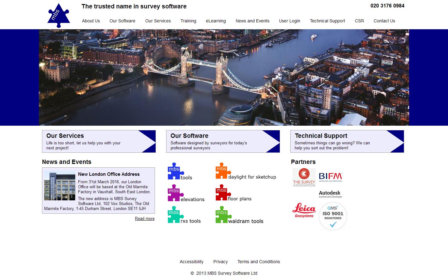 M B S Survey Software Ltd Website