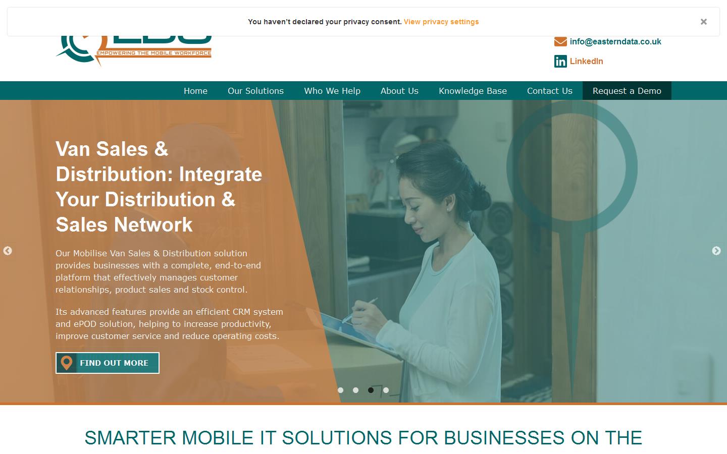 Eastern Data Group Website