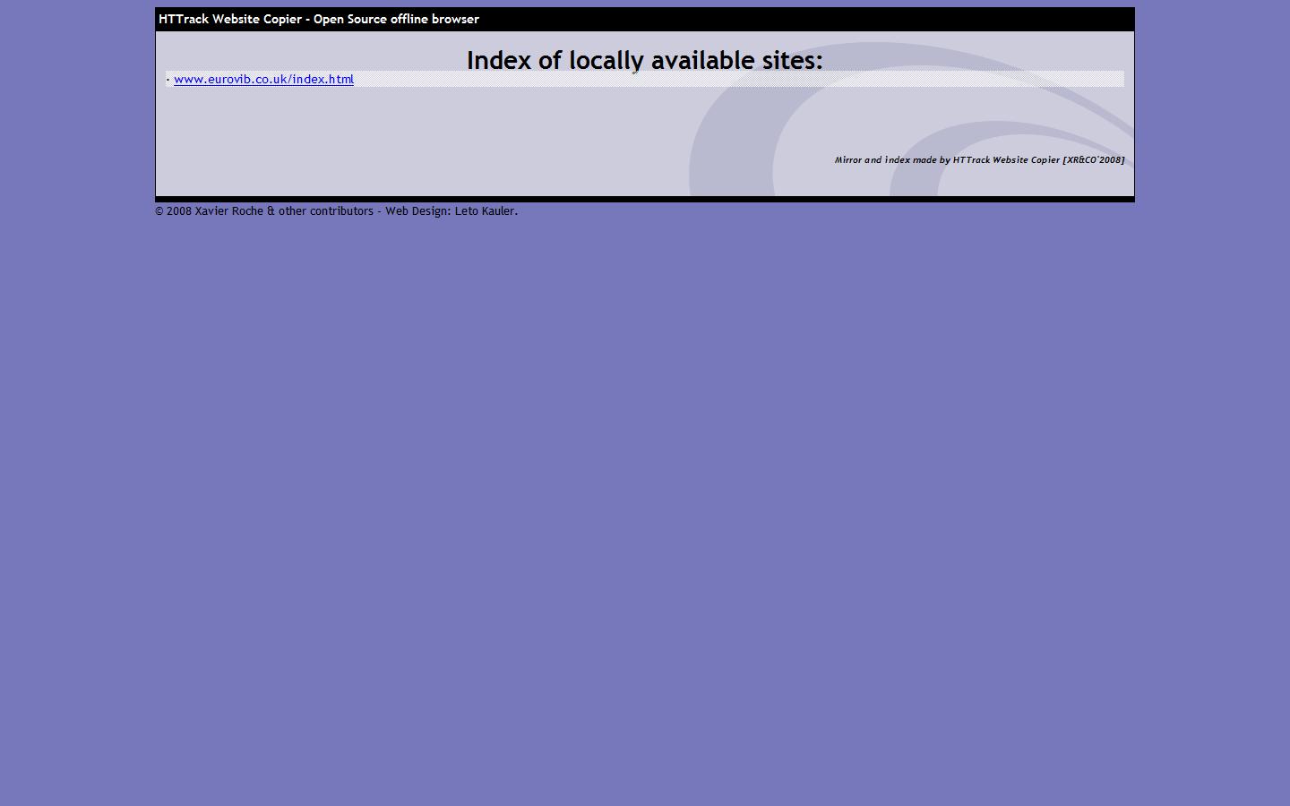 Eurovib (Acoustic Products) Ltd Website