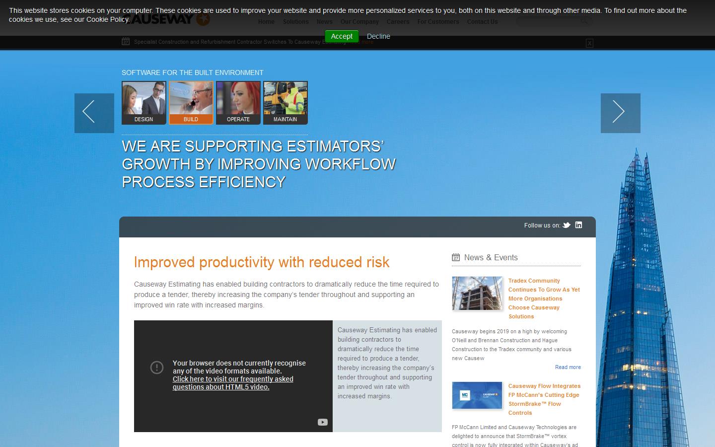 Causeway Technologies Ltd Website