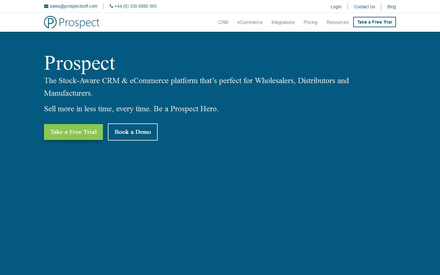 Prospectsoft Website