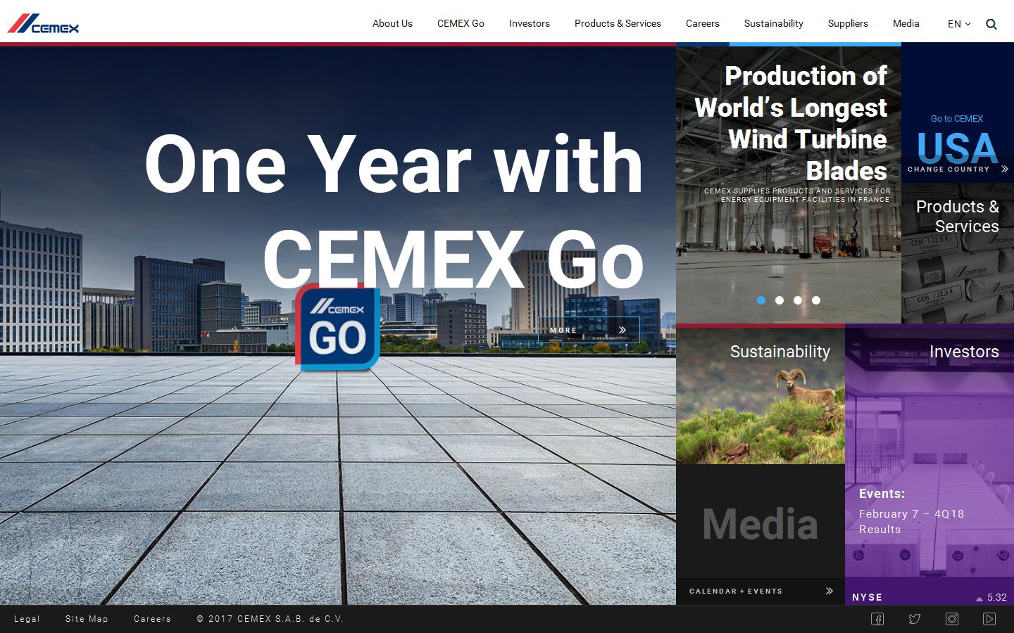 Cemex Ready Mix Website