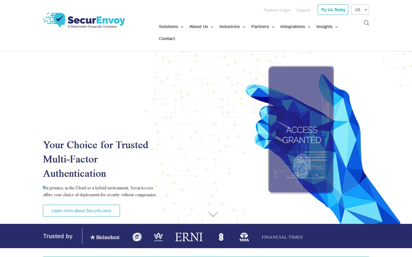 Securenvoy Website