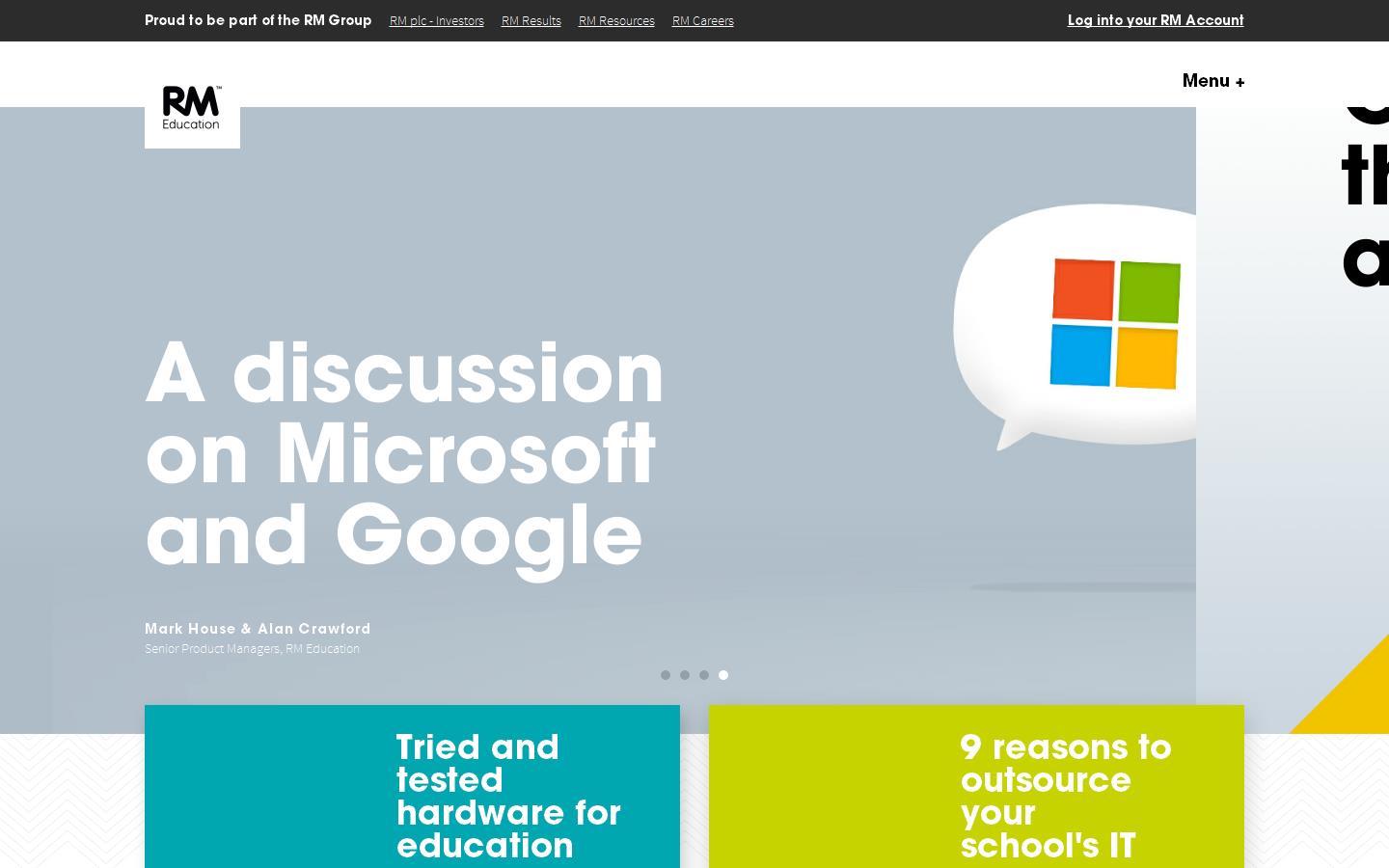 R M Plc Website
