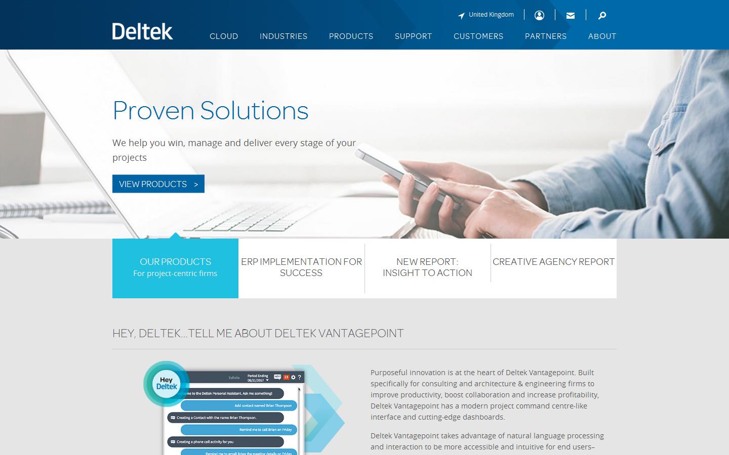 Deltek Website