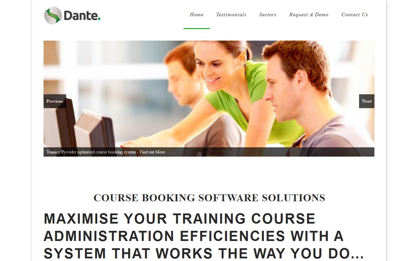 Dante Systems Ltd Website