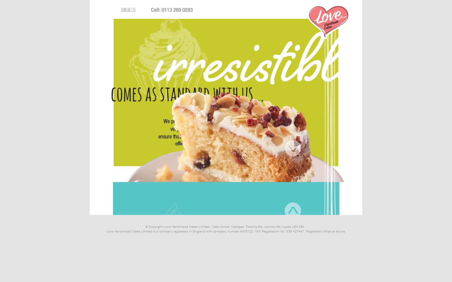 Love Handmade Cakes Website