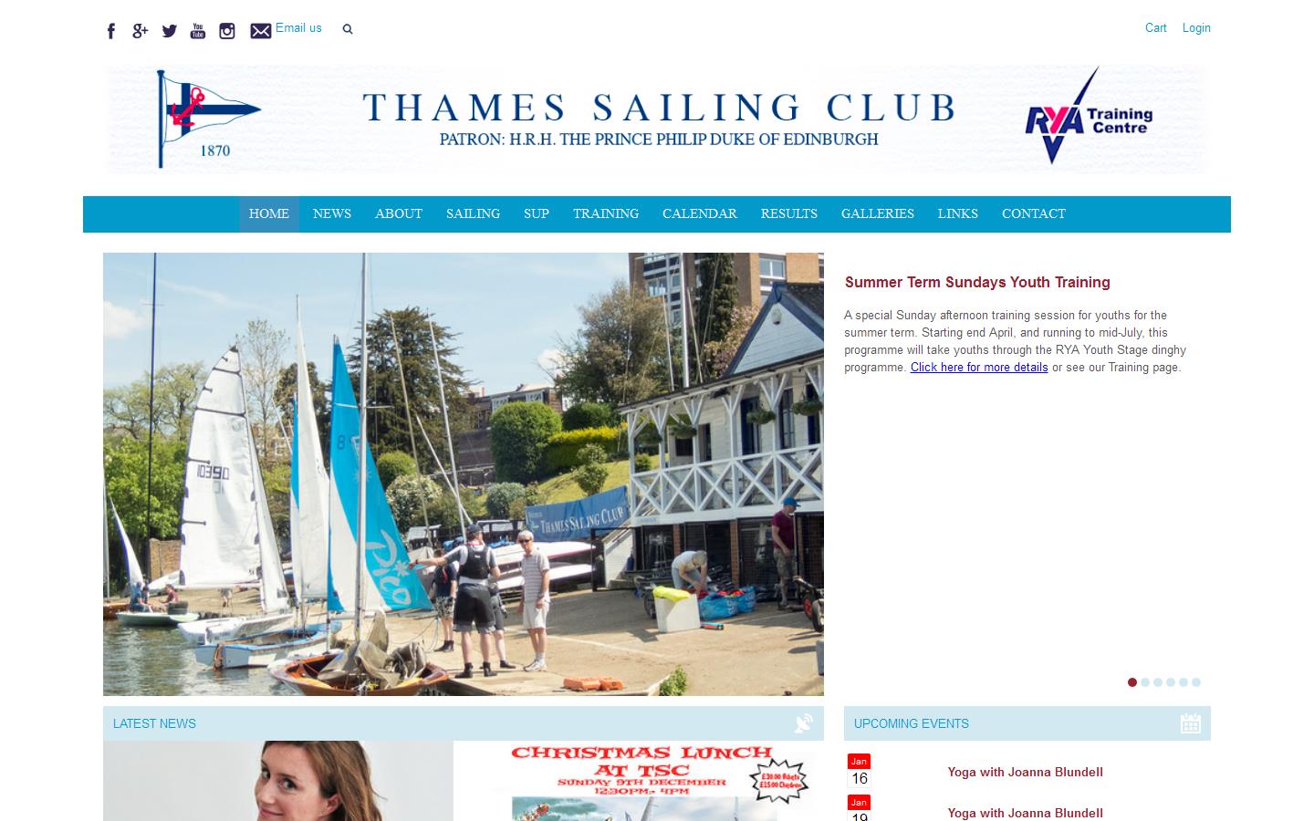 Thames Sailing Club Website