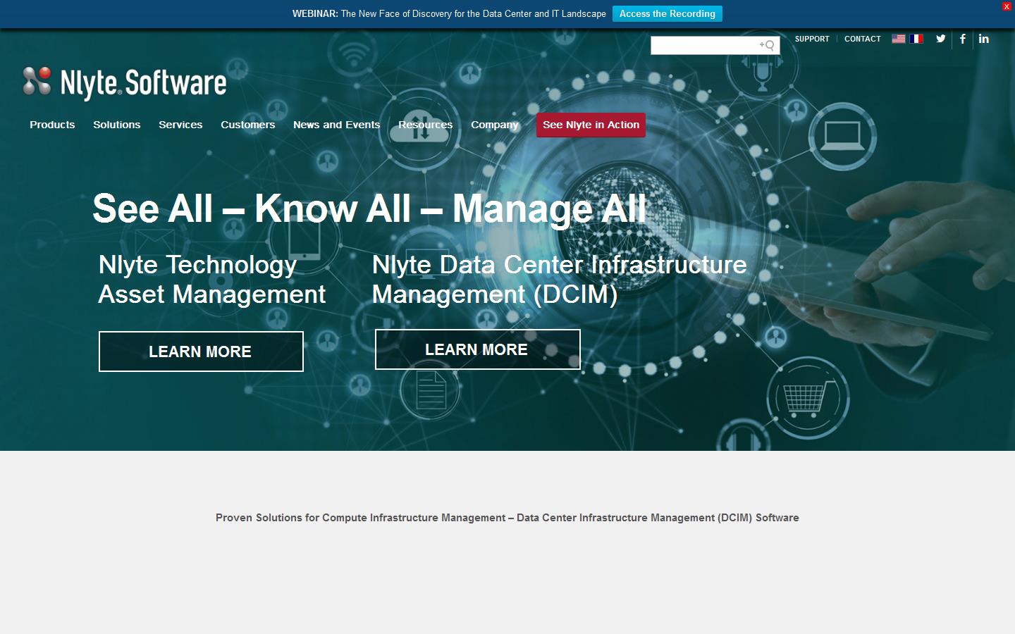 Nlyte Software Ltd Website