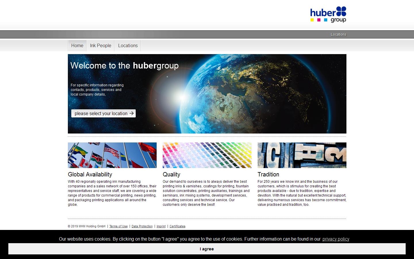 Huber Group Website