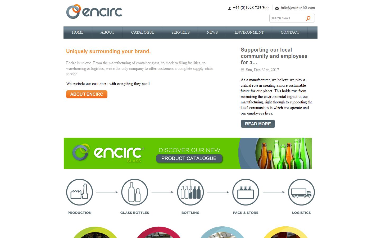 Encirc Glass Website