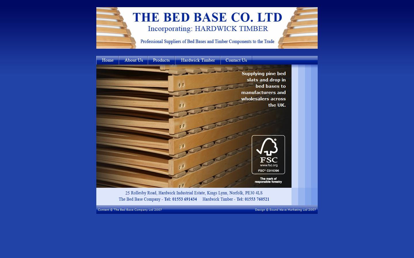 The Bed Base Co. Ltd Website