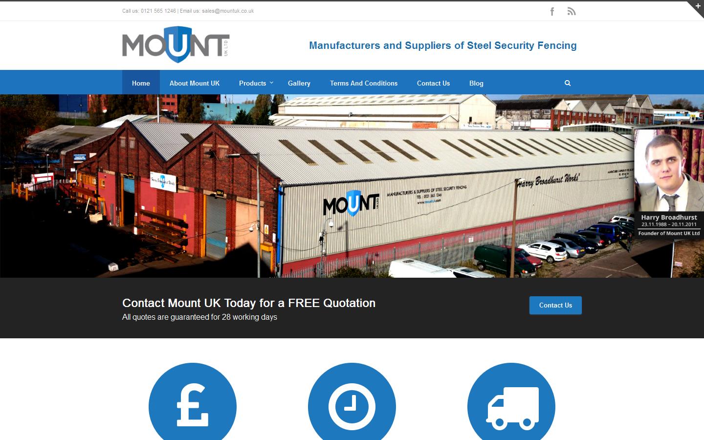 Mount UK Ltd Website