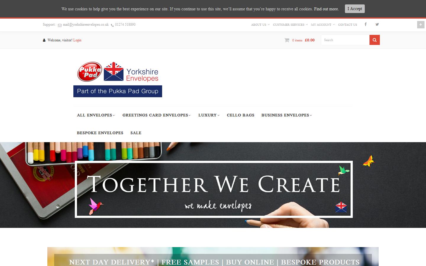 Yorkshire Envelopes Website