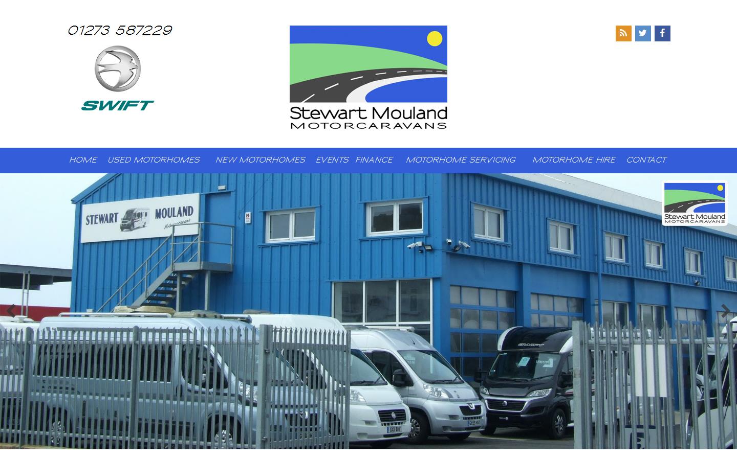Stewart Mouland Motorcaravans Website