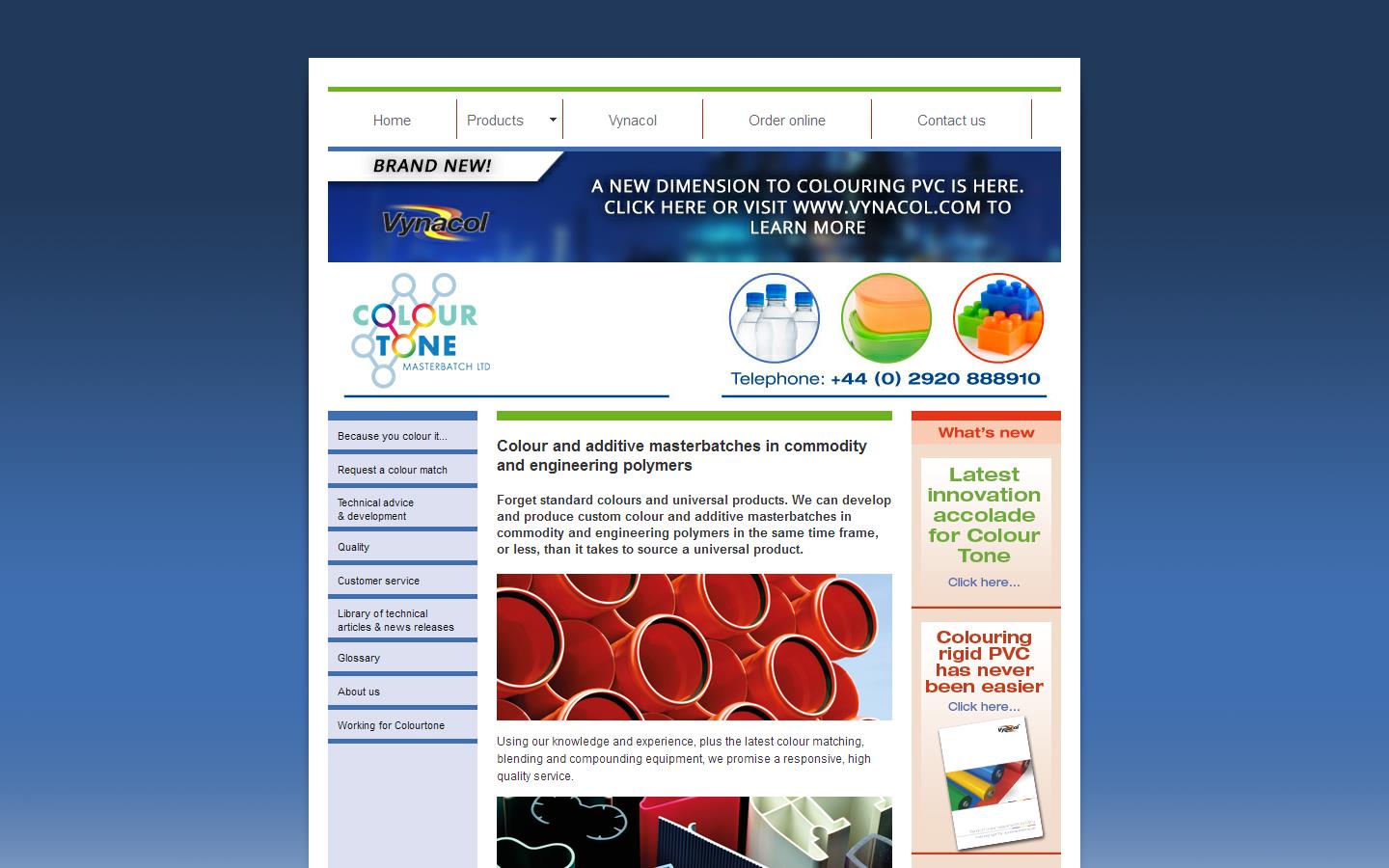 Colour Tone Masterbatch Ltd Website