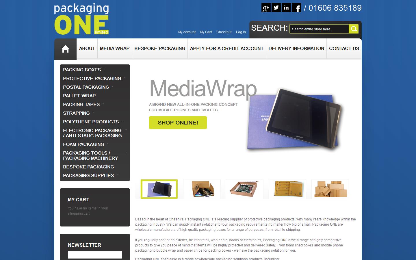 Packaging One Website