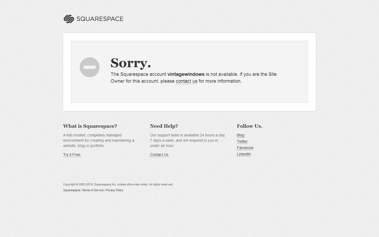 Vintage Windows Website