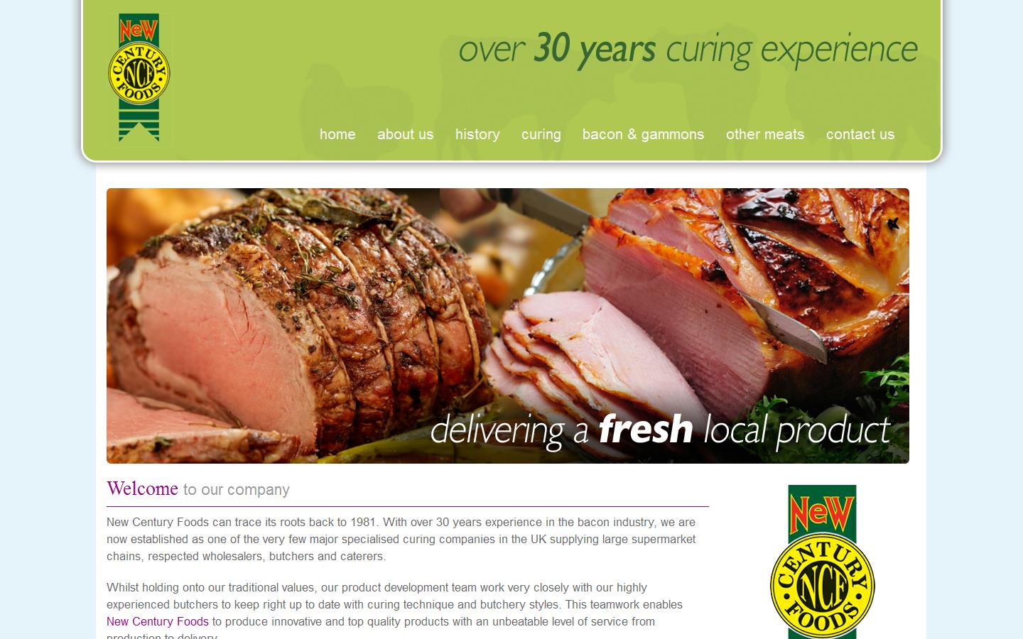 New Century Foods Website