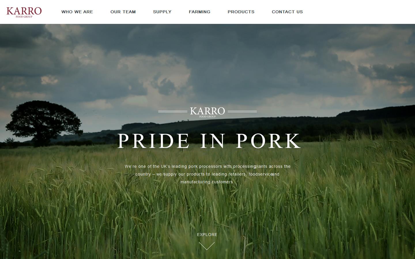 Karro Food Website