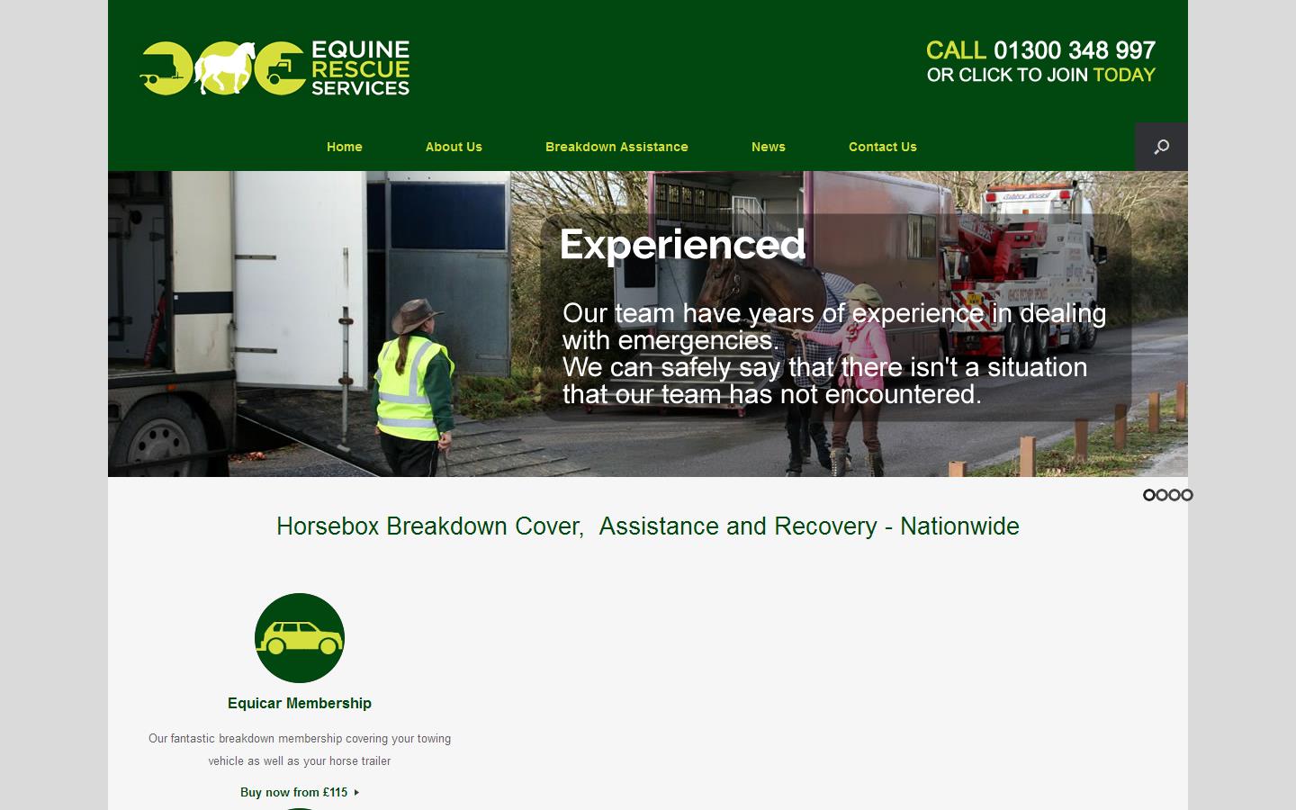 Equine Rescue Services Ltd Website
