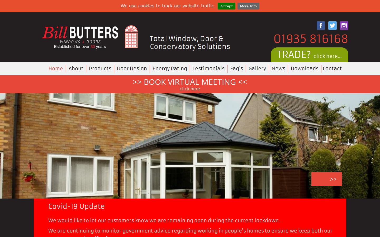 Bill Butters Windows Website