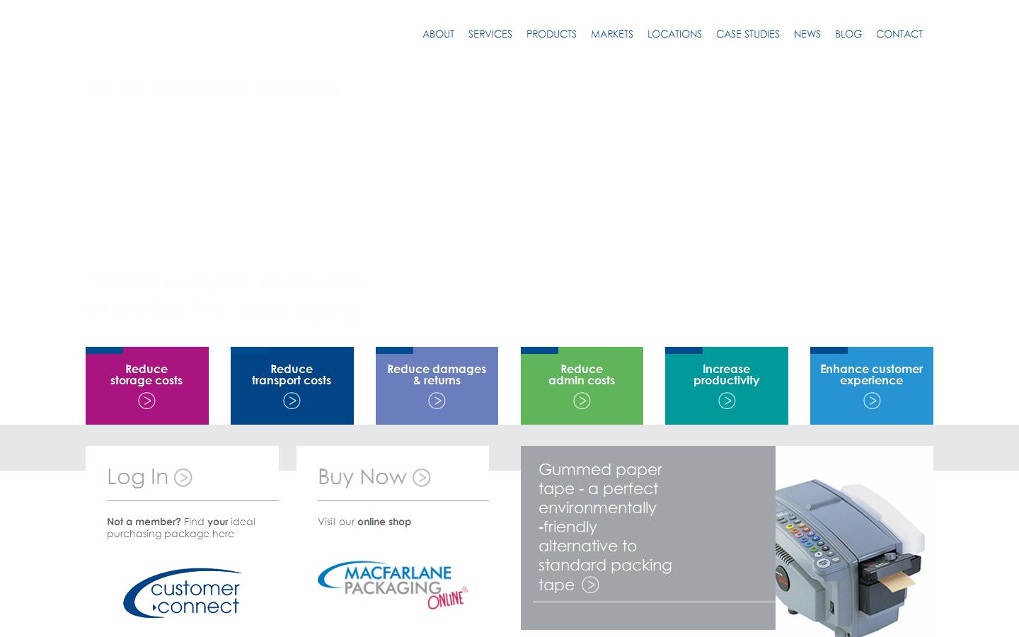 Macfarlane Packaging Ltd Website